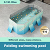 Big Swimming Pool Non-Inflatable Folding Frame Pools for Family 1.6-3M Thickened Wear-Resistant Outdoor Summer Water Games