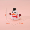 Ovly Little Yellow Duck with Squeeze Sound Bath Toy Soft Rubber Float Cute Duck Play Bath Christmas Gift For Children Kids Baby