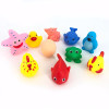 1/10 Pcs/set Baby Cute Animals Bath Toy Swimming Water Toys Soft Rubber Float Squeeze Sound Kids Wash Play Funny Gift