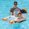 Swimbobo Kids Inflatable Baby Seat Float Spaceship Swimming Rings PVC Baby Swim Ring Cartoon Floating Pool For Toddler Toys