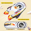 Swimbobo Kids Inflatable Baby Seat Float Spaceship Swimming Rings PVC Baby Swim Ring Cartoon Floating Pool For Toddler Toys