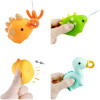 Baby Bathtub Toy DIY Wall Suction Water Slide Bathtub Toys For Kids Mini Shower Sprinkler Bathroom Toys With Floating Animals