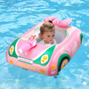Swimbobo Pink Girl Kids Inflatable Children Swimming Seat Boat Floating Water Gun Toddler Water Toy Baby Ring Float With Canopy