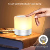 Table Lamp,Touch Dimmable Night Light,Portable USB Rechargeable Color Changing LED Lights for Bedside Bedroom Living Room