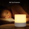 Table Lamp,Touch Dimmable Night Light,Portable USB Rechargeable Color Changing LED Lights for Bedside Bedroom Living Room