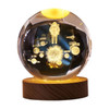 Crystal Ball LED Night Light Glowing Planet Galaxy Solar System Astronaut 3D Moon Table Lamp USB Bedroom Atmosphere Lamp