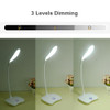 LED Desktop Desk Lamp USB Rechargeable Lighting Eye Protection Room Night Light Bedroom Bedside Student Reading Lamp