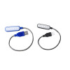 Portable USB LED Mini Book Light Reading Light Table Lamp Flexible 6leds USB Lamp for Power Bank Laptop Notebook PC Computer
