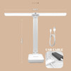 LED Desk Lamp 3 Levels Dimmable Touch Night Light USB Rechargeable Eye Protection Foldable Table Lamp For Bedroom Bedside Desk