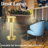 USB with Touch Sensor Dimmable Metal Table Lamp 3 Colors Bedroom Nightstand Kids Wireless LED Night Light Rechargeable Battery