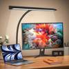 LED Clip Desk Lamp Eye Protect Table Lamp for Home Office Study Lighting 3 Colors Dimmable Computer Light