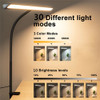 LED Clip Desk Lamp Eye Protect Table Lamp for Home Office Study Lighting 3 Colors Dimmable Computer Light