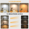 LED Clip Desk Lamp Eye Protect Table Lamp for Home Office Study Lighting 3 Colors Dimmable Computer Light