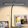 LED Clip Desk Lamp Eye Protect Table Lamp for Home Office Study Lighting 3 Colors Dimmable Computer Light