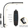LED Clip Desk Lamp Eye Protect Table Lamp for Home Office Study Lighting 3 Colors Dimmable Computer Light