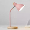 Nordic LED Creative Living Room Simple Solid Wood Modern Macaron Learning Desktop Decoration Table Lamp