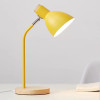 Nordic LED Creative Living Room Simple Solid Wood Modern Macaron Learning Desktop Decoration Table Lamp