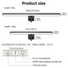 LED Desk Lamp LED Computer PC Monitor Screen Light Bar Stepless Dimming Reading USB Powered Hanging Table Lamp