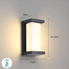 LED outdoor lights waterproof IP65 AC85-265V Motion Sensor light led outdoor wall light outdoor lighting outdoor wall lamp