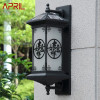 APRIL Outdoor Solar Wall Lamp Creativity Chinese Style Black Sconce Light LED Waterproof IP65 for Home Balcony Courtyard