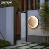 Moon outdoor wall lamp waterproof villa outdoor terrace garden moon ball courtyard balcony crescent half moon wall lamp