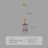 Nordic Retro restaurant colorfull Glass pendant lights Creative living room Lamp Simple bedside lamp LED E27 light