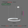 Ceiling chandelier Pendant lights Chandeliers for dining room LED Bedroom living room nordic home decor Modern Round ring lamps