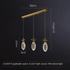 Modern luxury all-copper crystal lamp restaurant LED chandelier Nordic home interior lighting bedroom kitchen Pendant Lights