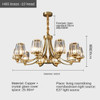Nordic crystal Gold E27 Pendant Lights Lighting Pendant Lamps for Home Decor Living Room Bar Cafe Loft Kitchen Fixtures Hanglamp