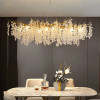 Nordic Designer Round Crystal Chandelier Luxury Pendant Light Living Room Luminaire Hanging Light Fixtures Home Decor