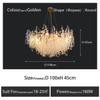 Nordic Designer Round Crystal Chandelier Luxury Pendant Light Living Room Luminaire Hanging Light Fixtures Home Decor