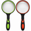 Handheld Magnifying Glass 10x For Kids Seniors Reading 50mm Magnifier Nature Exploration Non-Slip Shatterproof Magnifying Lens