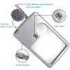 6X 3X Magnifying Glass Jewelry Loupe With LED Light Magnifier Mini Pocket Magnifying Lens For Kids Jewelers Seniors Reading