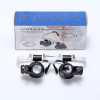 Acrylic Lens Magnifying Lens Wearing Glasses 8 Times 23 Times High Magnification With Led Light