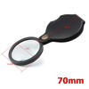 10X Folding Magnifier Portable Handheld Magnifying Glass Lens Mini Pocket Jewelry Reading Loupe Glasses for Elderly 50/60/70mm