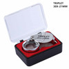 10x20x 30x Jewelry Magnifying Glass Pocket Folding Loupe Magnifier Mini Diamond Lupa Lens Triplet Eye Glass Tool Reading Glasses