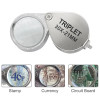10x-30x Jewelry Diamond Jewelry Loupe Magnifier Tool Eye Magnifier Magnifying Glass Equipments Triplet Jewelers Eye Glass