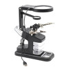 Welding Magnifying Glass LED Light Auxiliary Clip loupe Magnifier 3 In1 Hand Soldering Solder Iron Stand Holder Station