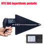 HT6 logarithmic Periodic antenna 0.6-10GHz direction finding antenna Spectrum analyzer signal analysis and positioning EMC