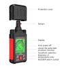 HT609 Gas Leak Detector Buzzer Alert Combustible Gas Detector LCD Display Temperature Humidity Gas Analyzer Electric Tester Tool