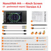 2022 New NanoVNA-H4 Vector Network Antenna Analyzer 4" Display 10KHz-1.5GHz MF HF VHF UHF With SD Card Slot Version