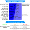 JD-3002 Air Quality Detector CO2 HCHO TVOC Temperature Humidity Measuring Device CO2 Meter Multifunctional Air Quality Analyzer