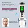 Yieryi Hydrogen Water Tester Monitor 4 in 1 H2 PH ORP TEMP Meter Reactive Oxygen Analyzer ATC 0-2400PPb for Aquariums Pools Spa