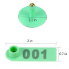 Livestock Animal Ear Tag Pliers, with Number 001-100 Ear Tags and 3 Pins, for Installing Cattle Sheep Pigs Ear Tags