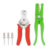 Ear Tag Applicator Clamp & Cutter Pliers Farm Animal Metal Ear Thorn Tongs Swine Cow Sheep Rabbit Identification Tool Kit