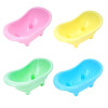 Pet Mouse Bathing Bathtub Plastic Bathtub Hamster Bathing Toy Little Pet Bathroom Pet Rat Cage Accessories