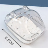 Hamster Bathroom Transparent Hamster Mouse Pet Toilet Cage Box Bath Sand Room Toy House Small Pet Supply Accessories