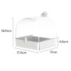 Hanging Bath Cage Lovebird Feeding Box With Parrot Room Transparent Multifunctional Drawer Bird Accessories