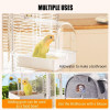 Hanging Bath Cage Lovebird Feeding Box With Parrot Room Transparent Multifunctional Drawer Bird Accessories