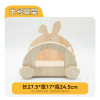 Solid Wood Grass Rack Large Capacity Rabbit Hay Feeder Bunny Cage Accessories Little Pet Feeder Rabbits Supplies